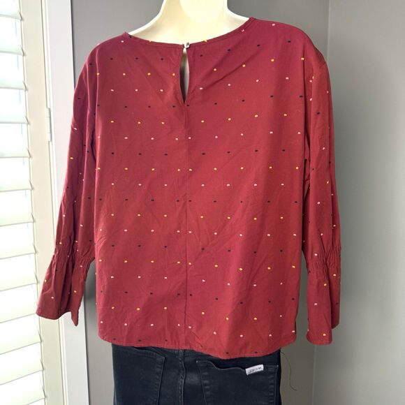TOMMY HILFIGER Size 4 Blouse Pullover *read* 100% COTTON - Picture 2 of 12